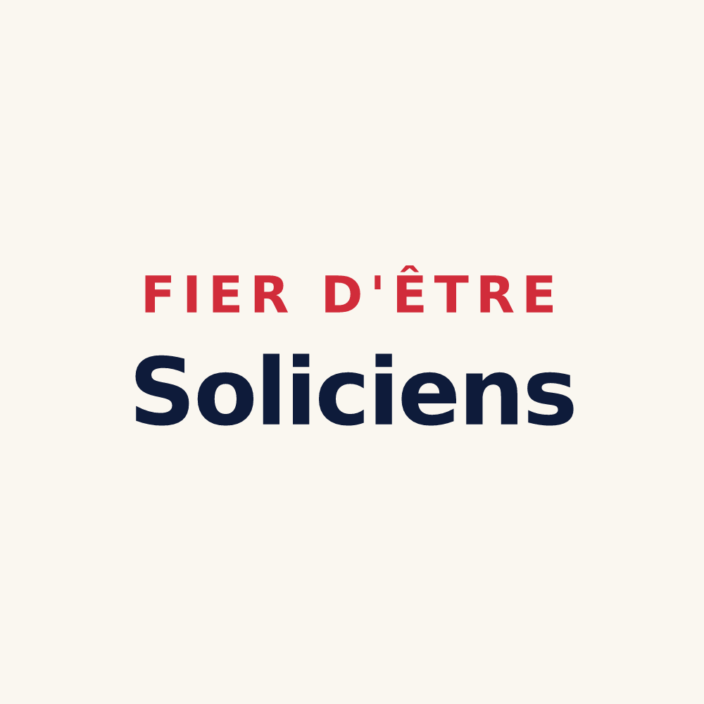 Tasse « Fier d'être Soliciens » — design pour Soulosse-sous-Saint-Élophe