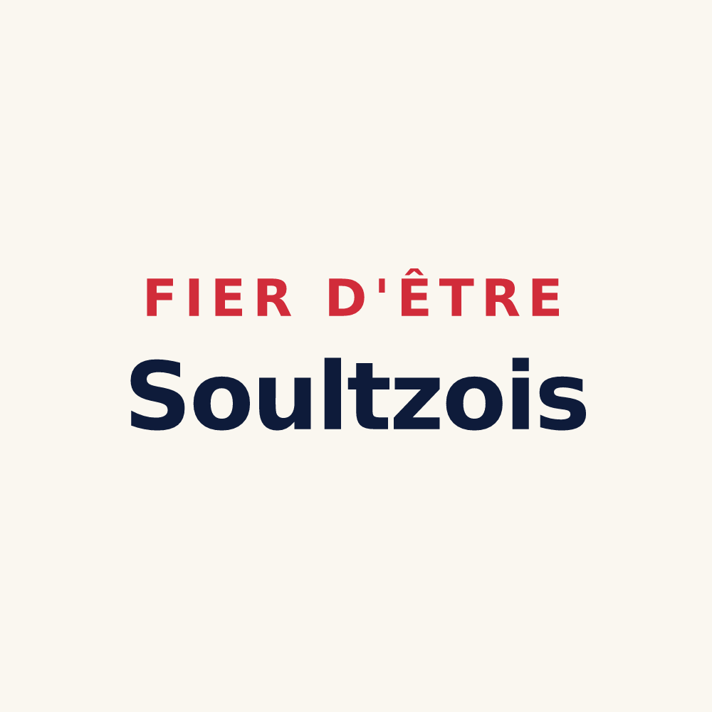 Tasse « Fier d'être Soultzois » — design pour Soultz-les-Bains