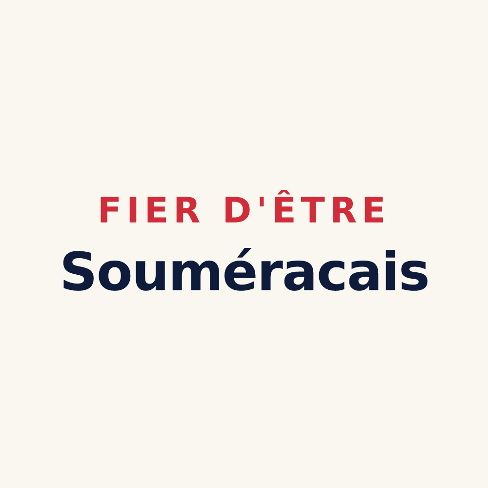 Tasse « Fier d'être Souméracais » — design pour Souméras