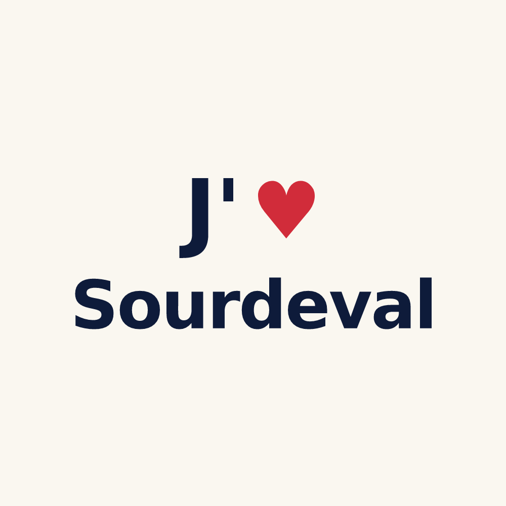 Tasse personnalisée Sourdeval — design J'aime Sourdeval