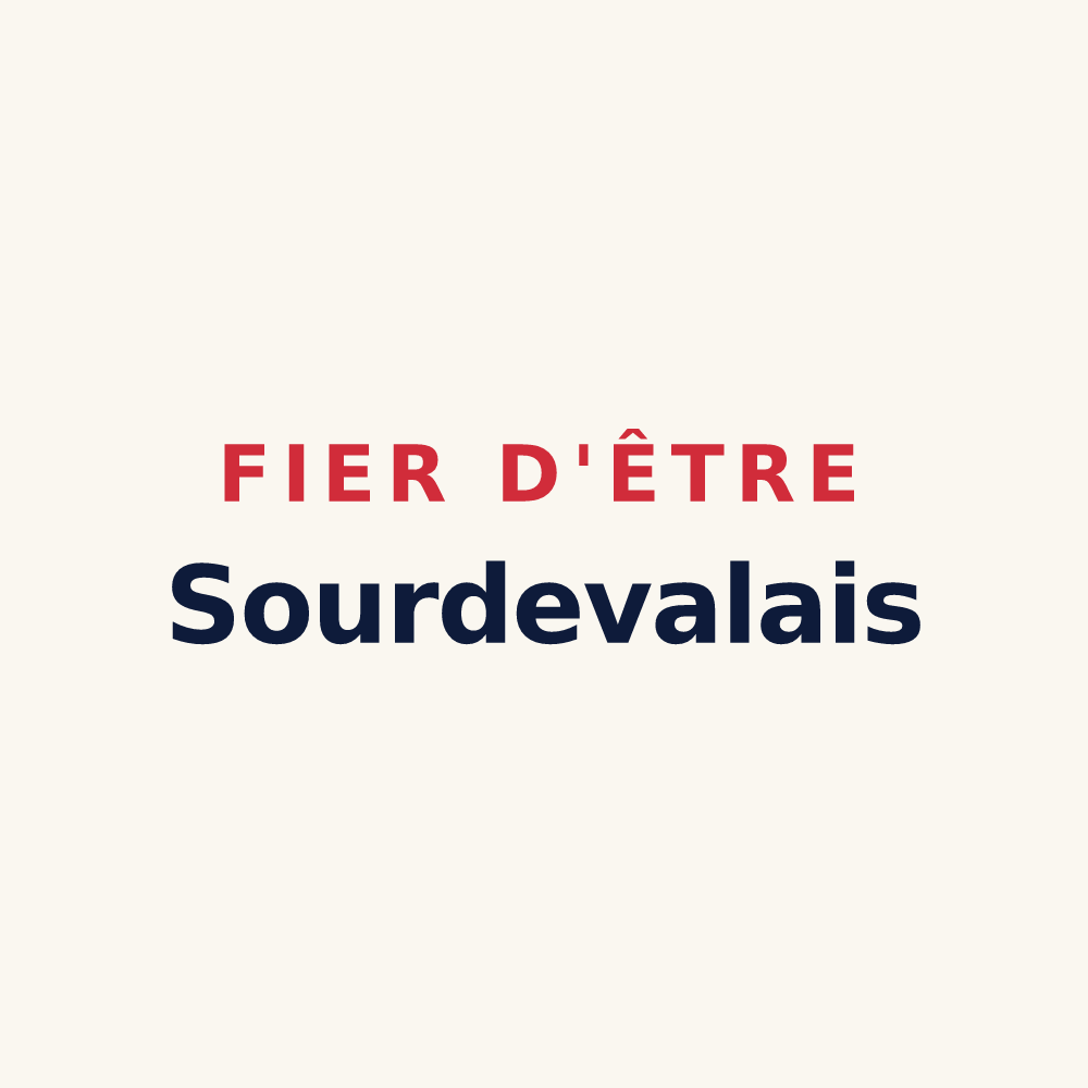 Tasse « Fier d'être Sourdevalais » — design pour Sourdeval
