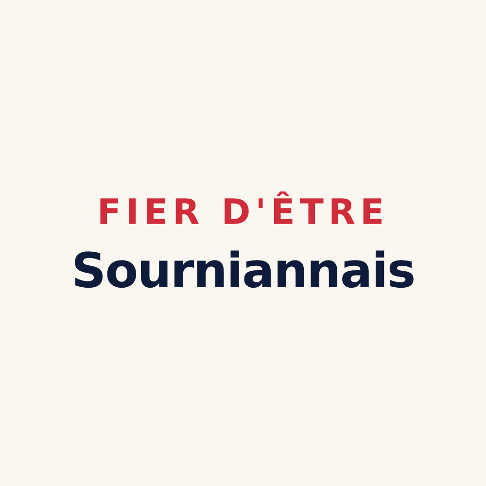 Tasse « Fier d'être Sourniannais » — design pour Sournia