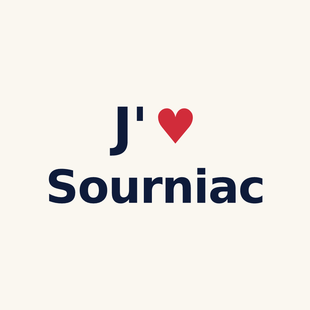 Tasse personnalisée Sourniac — design J'aime Sourniac