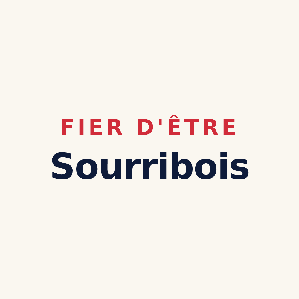 Tasse « Fier d'être Sourribois » — design pour Sourribes