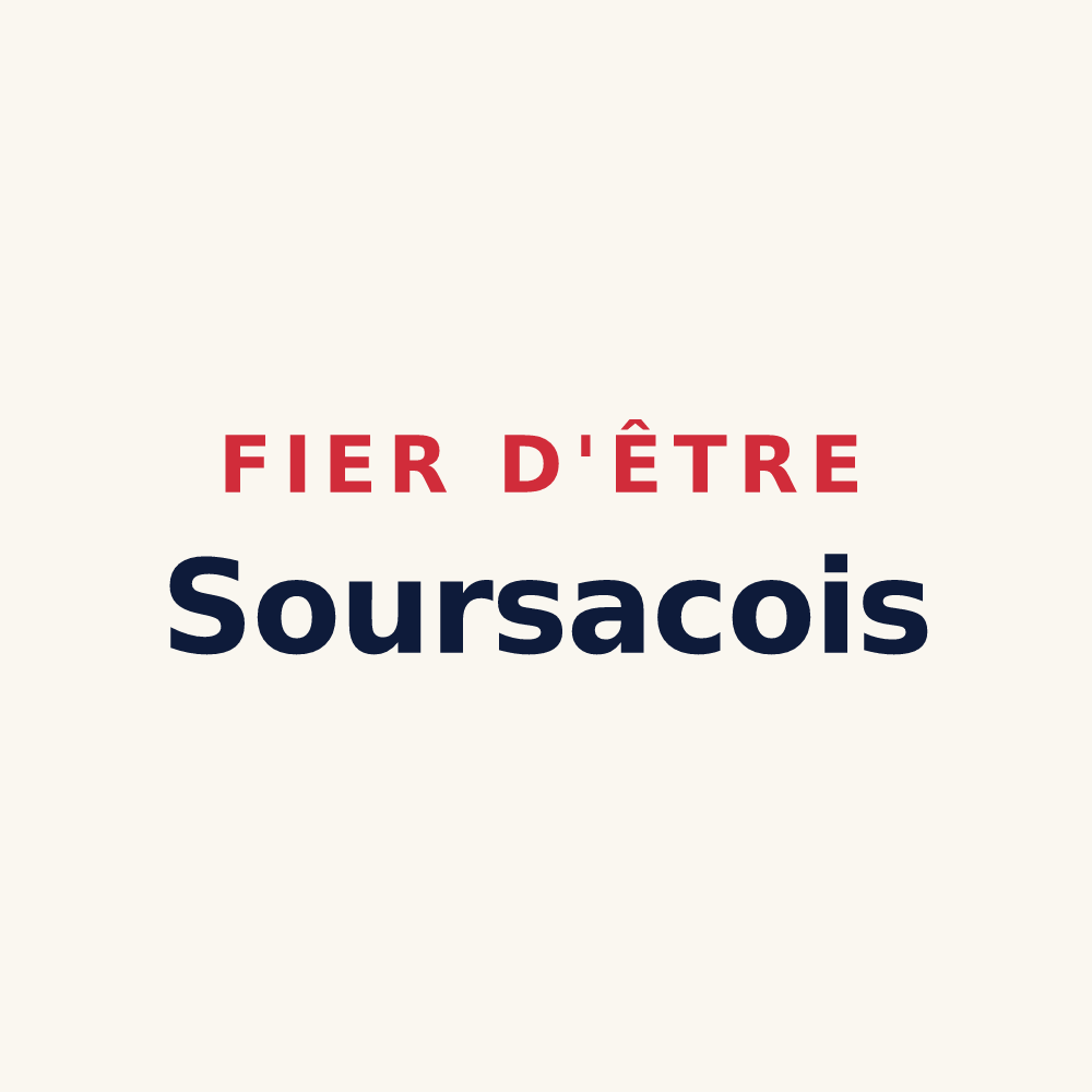 Tasse « Fier d'être Soursacois » — design pour Soursac