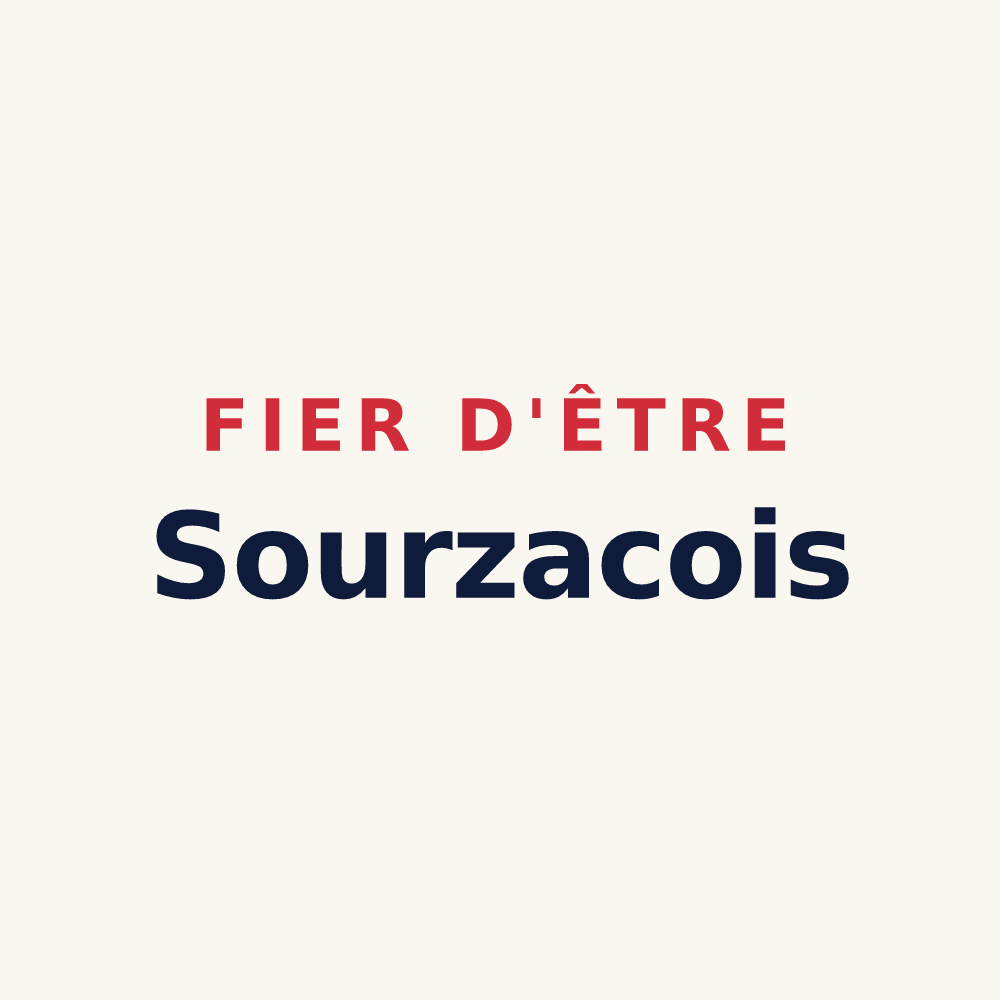 Tasse « Fier d'être Sourzacois » — design pour Sourzac