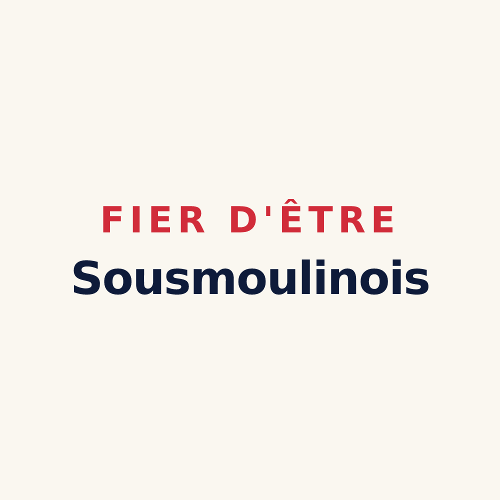 Tasse « Fier d'être Sousmoulinois » — design pour Sousmoulins