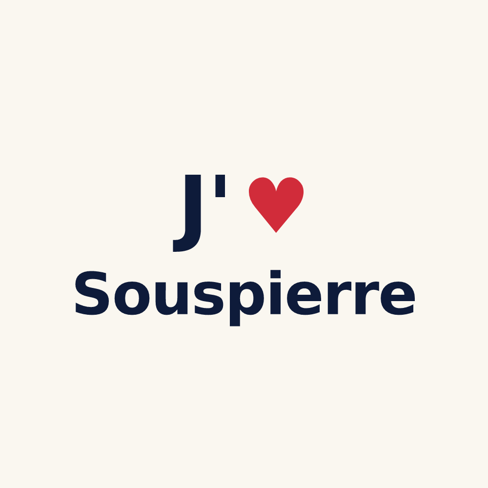 Tasse personnalisée Souspierre — design J'aime Souspierre