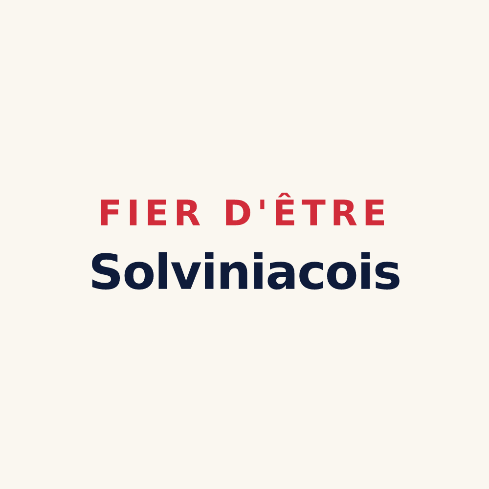 Tasse « Fier d'être Solviniacois » — design pour Souvigné-sur-Sarthe
