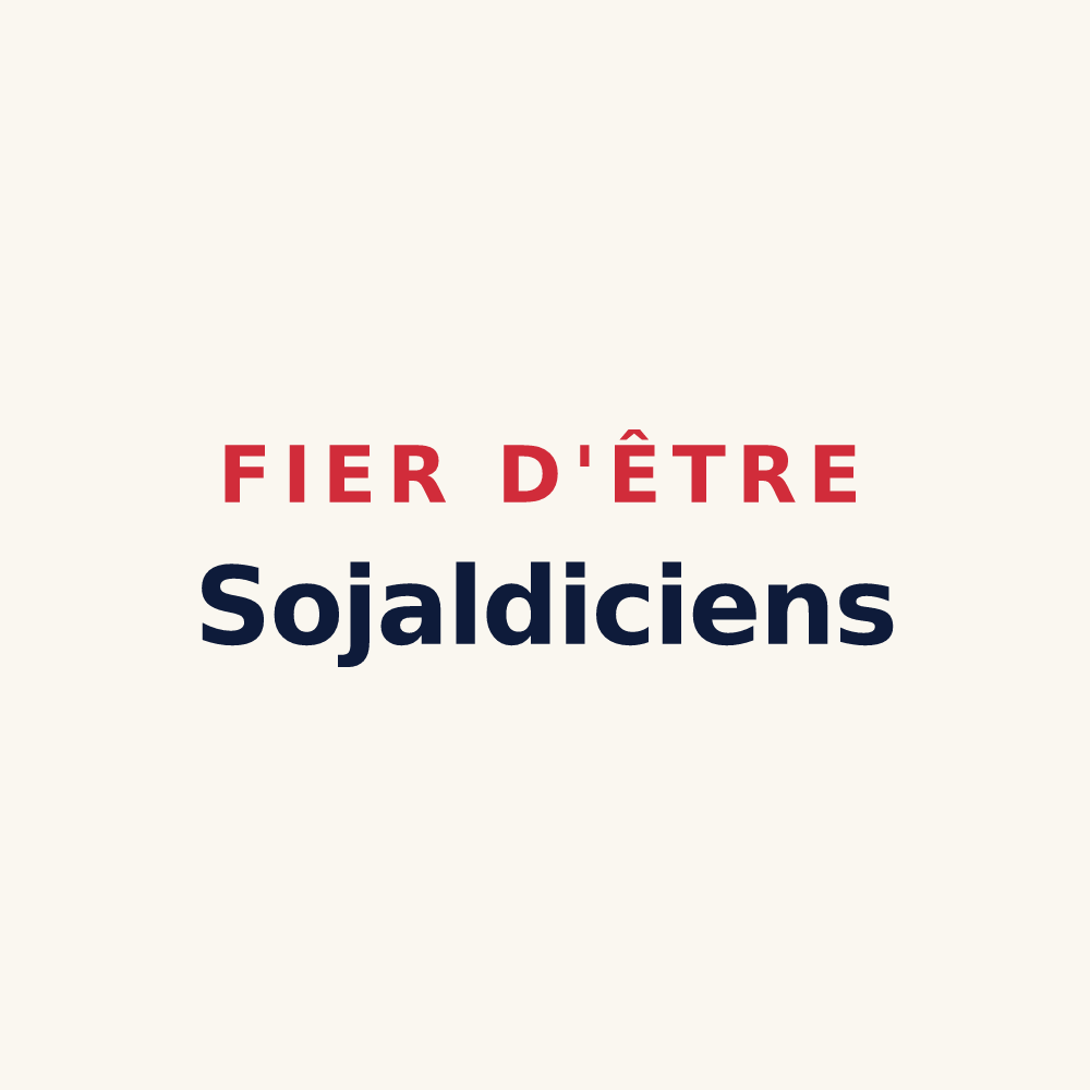 Tasse « Fier d'être Sojaldiciens » — design pour Soyaux