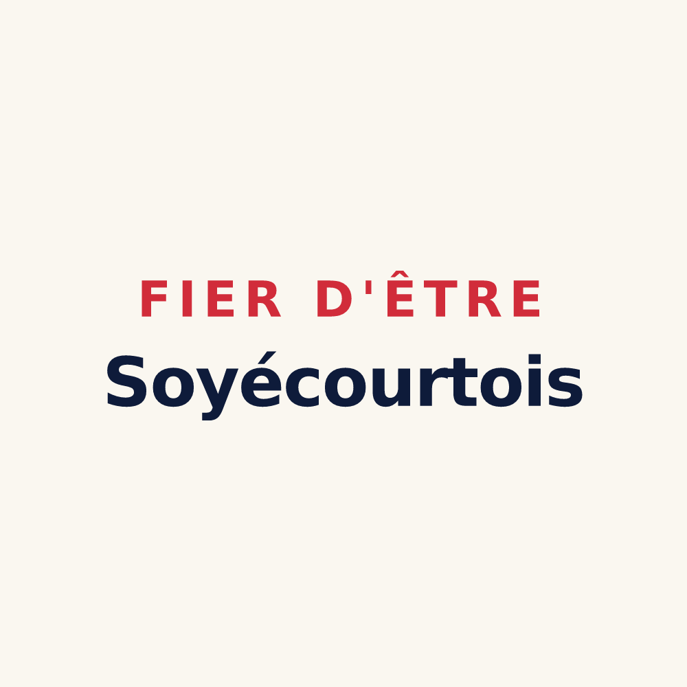 Tasse « Fier d'être Soyécourtois » — design pour Soyécourt