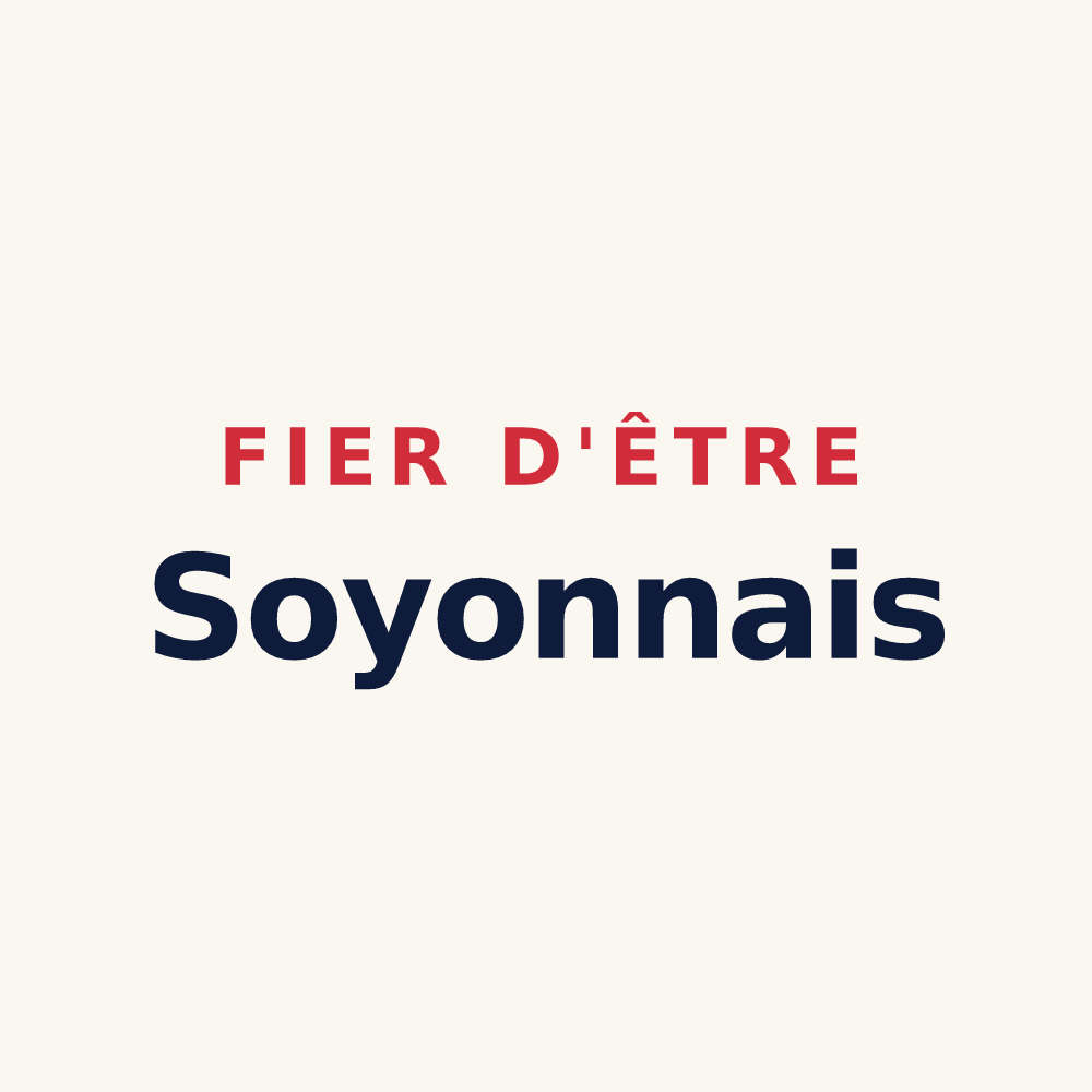 Tasse « Fier d'être Soyonnais » — design pour Soyons