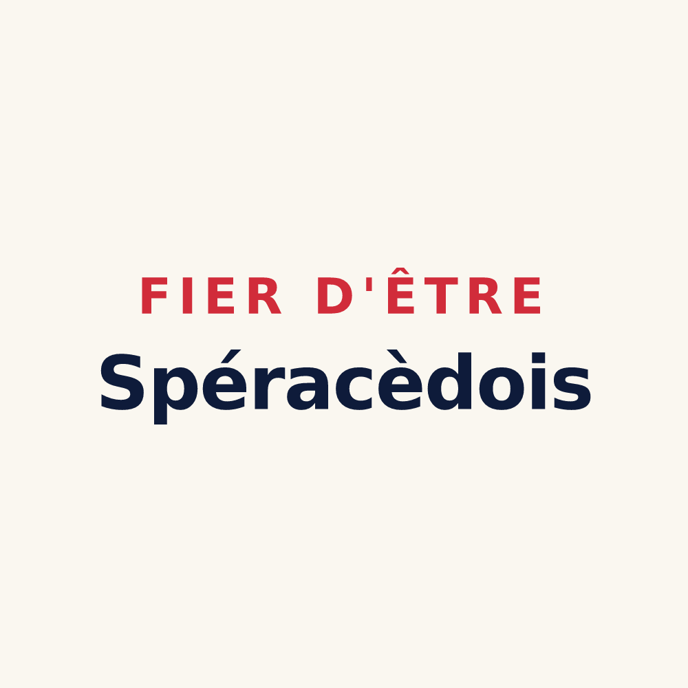 Tasse « Fier d'être Spéracèdois » — design pour Spéracèdes