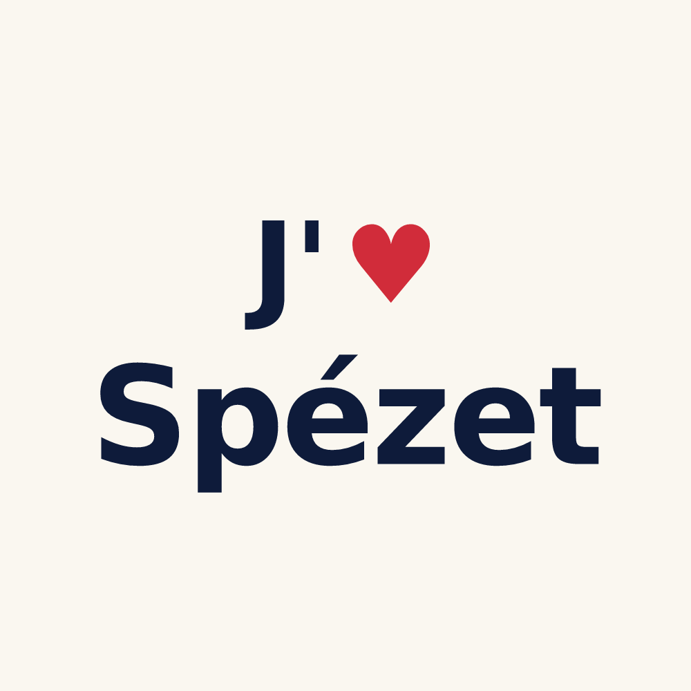 Tasse personnalisée Spézet — design J'aime Spézet