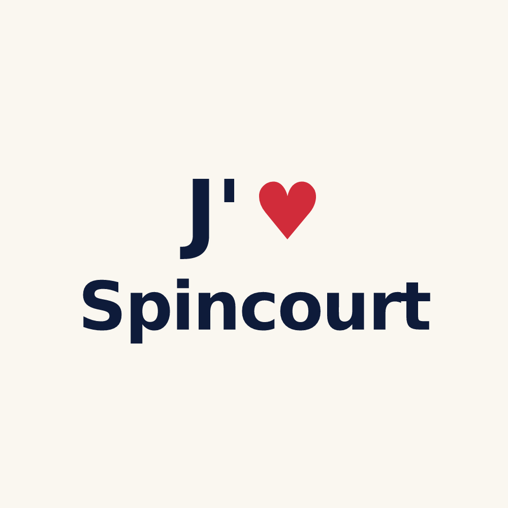 Tasse personnalisée Spincourt — design J'aime Spincourt