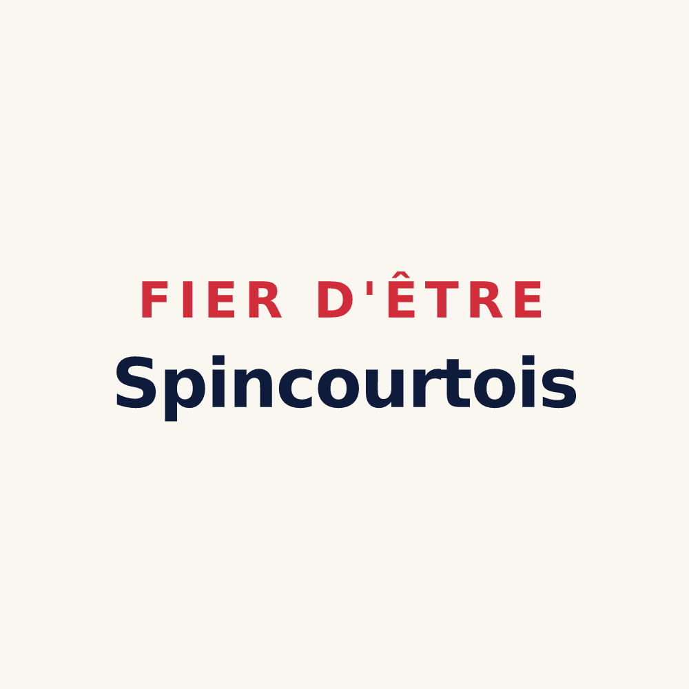 Tasse « Fier d'être Spincourtois » — design pour Spincourt