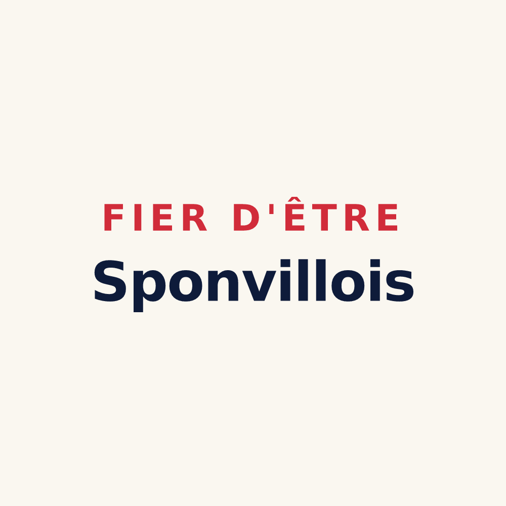 Tasse « Fier d'être Sponvillois » — design pour Sponville