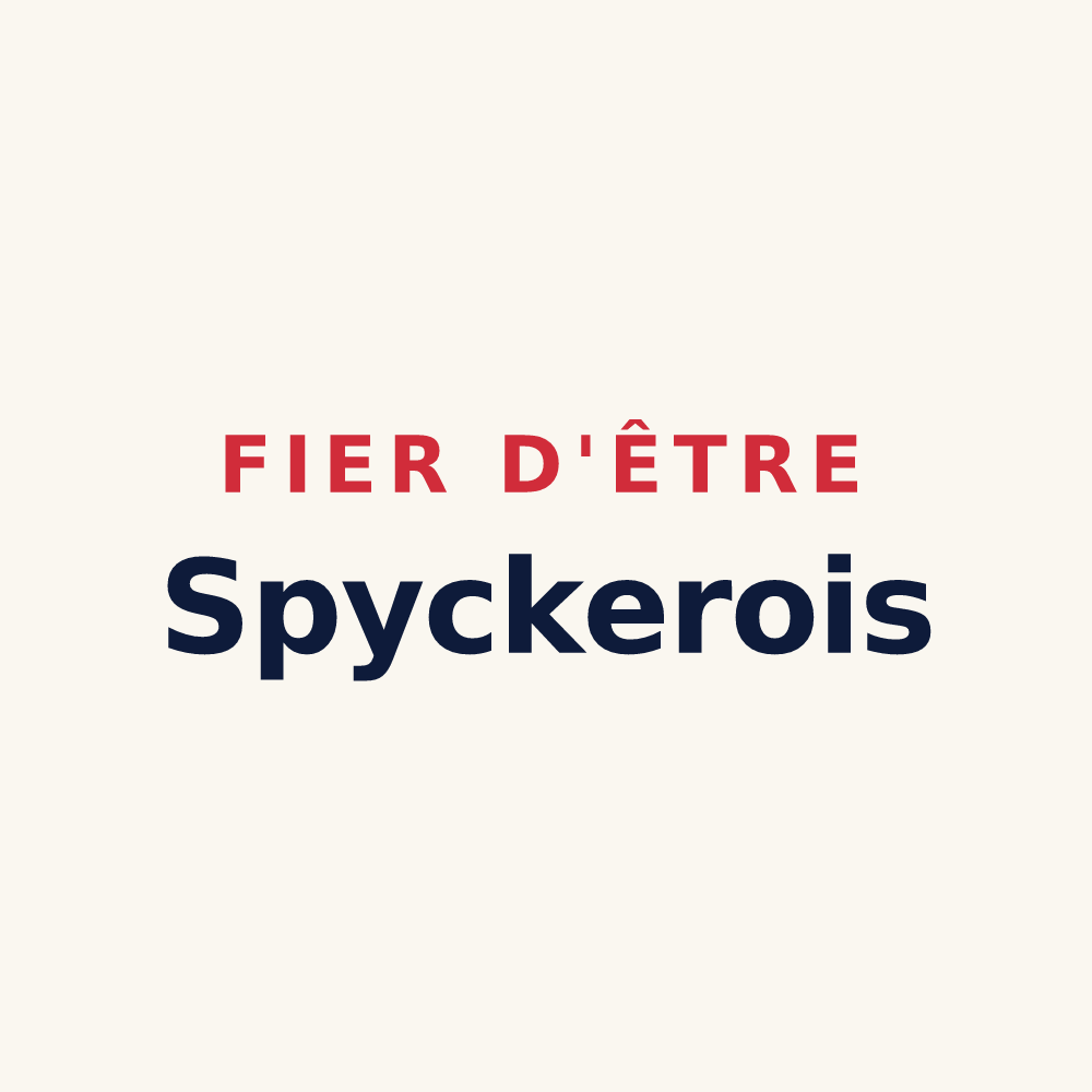 Tasse « Fier d'être Spyckerois » — design pour Spycker