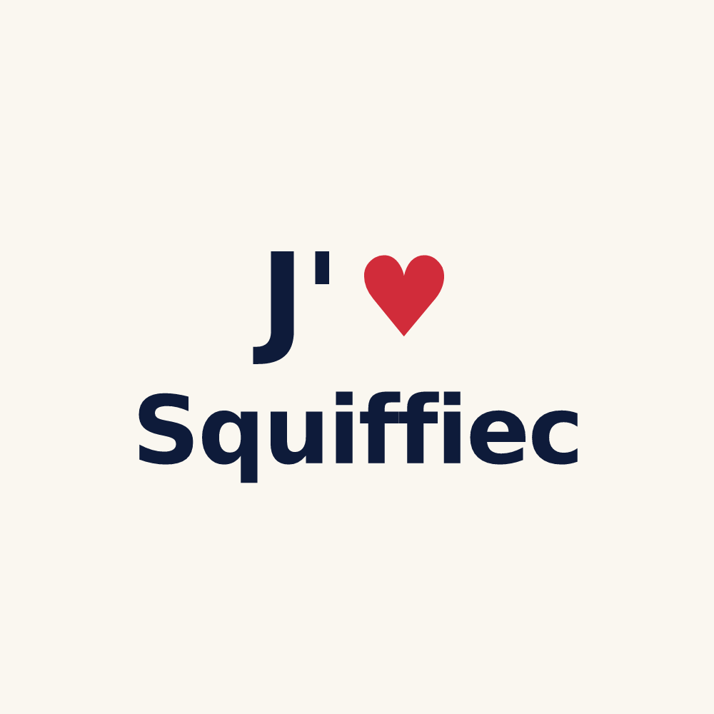 Tasse personnalisée Squiffiec — design J'aime Squiffiec