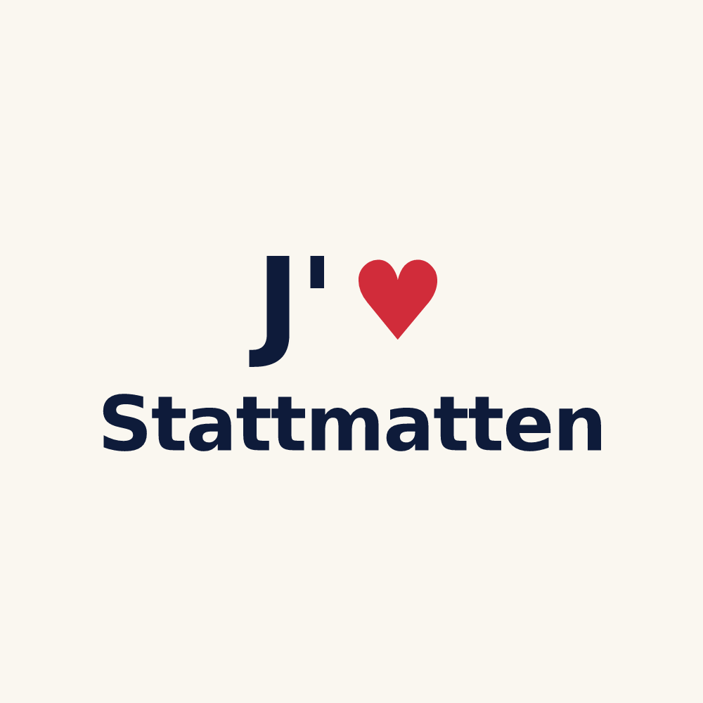 Tasse personnalisée Stattmatten — design J'aime Stattmatten