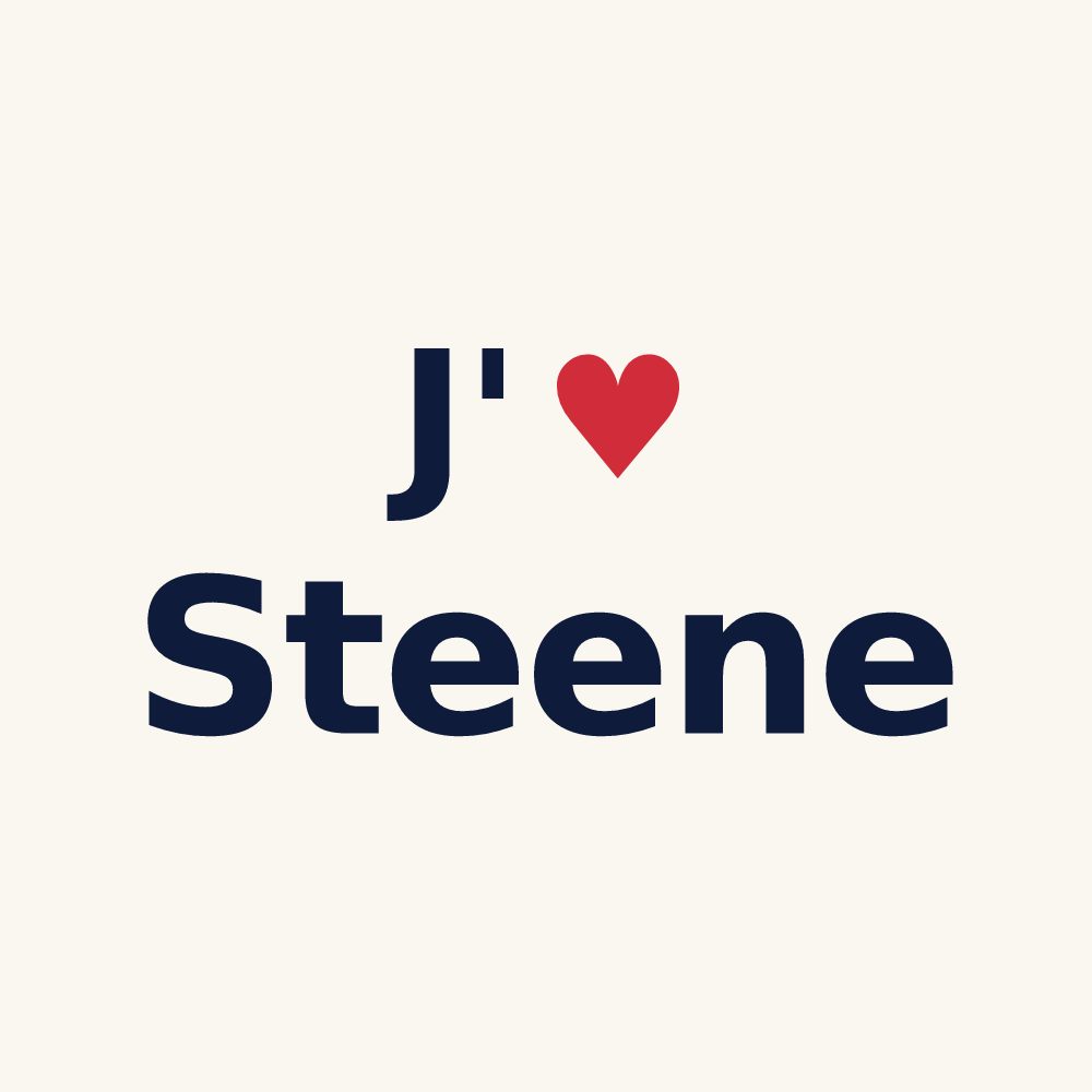 Tasse personnalisée Steene — design J'aime Steene