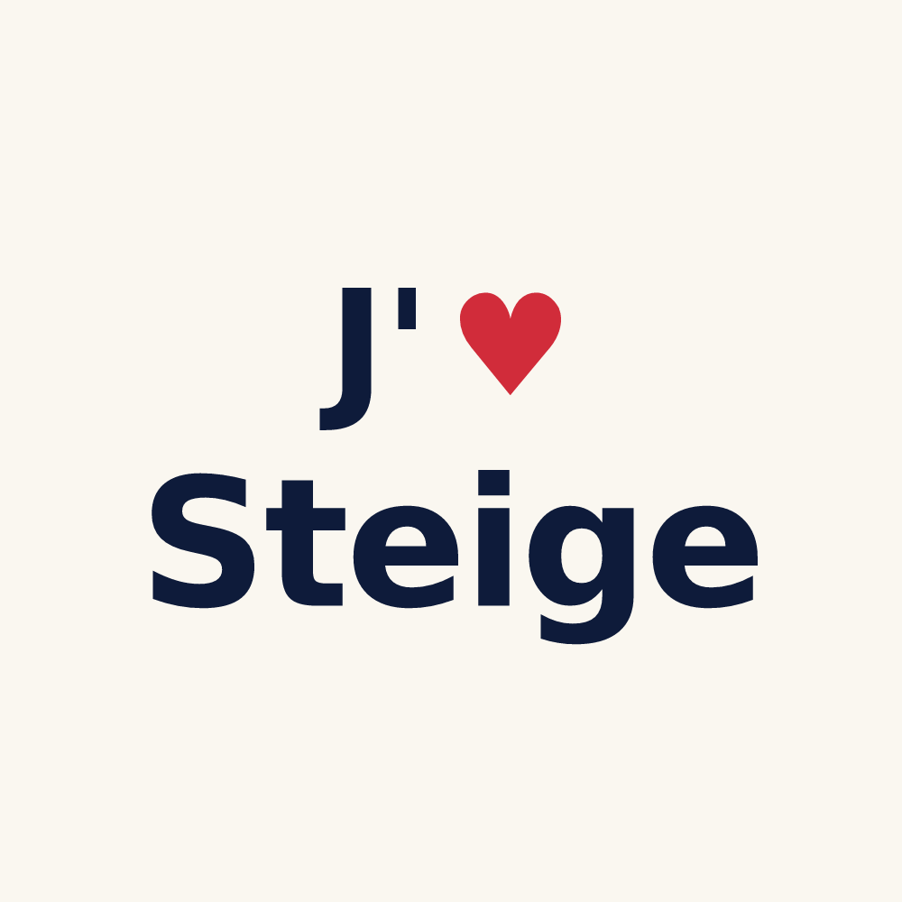 Tasse personnalisée Steige — design J'aime Steige