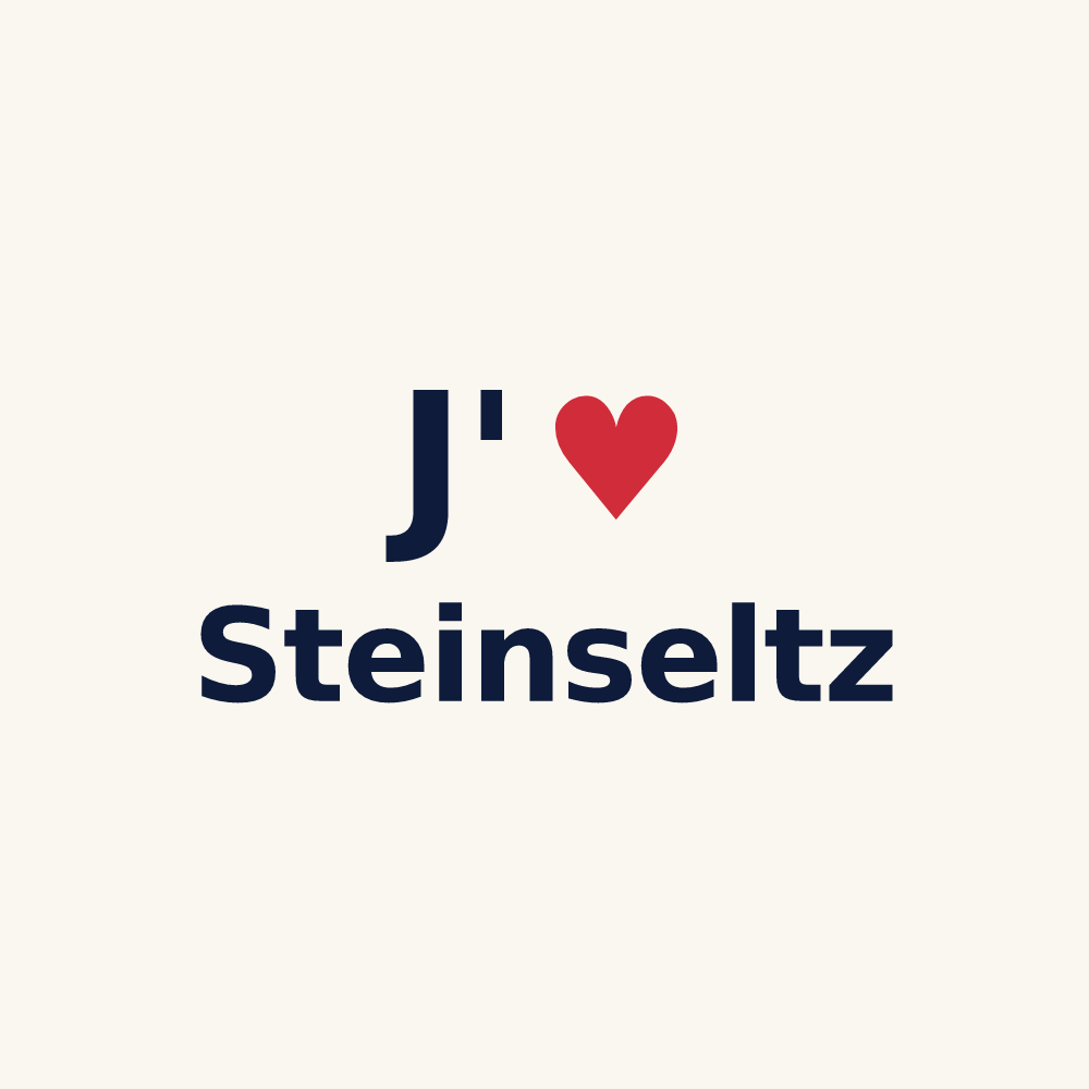 Tasse personnalisée Steinseltz — design J'aime Steinseltz
