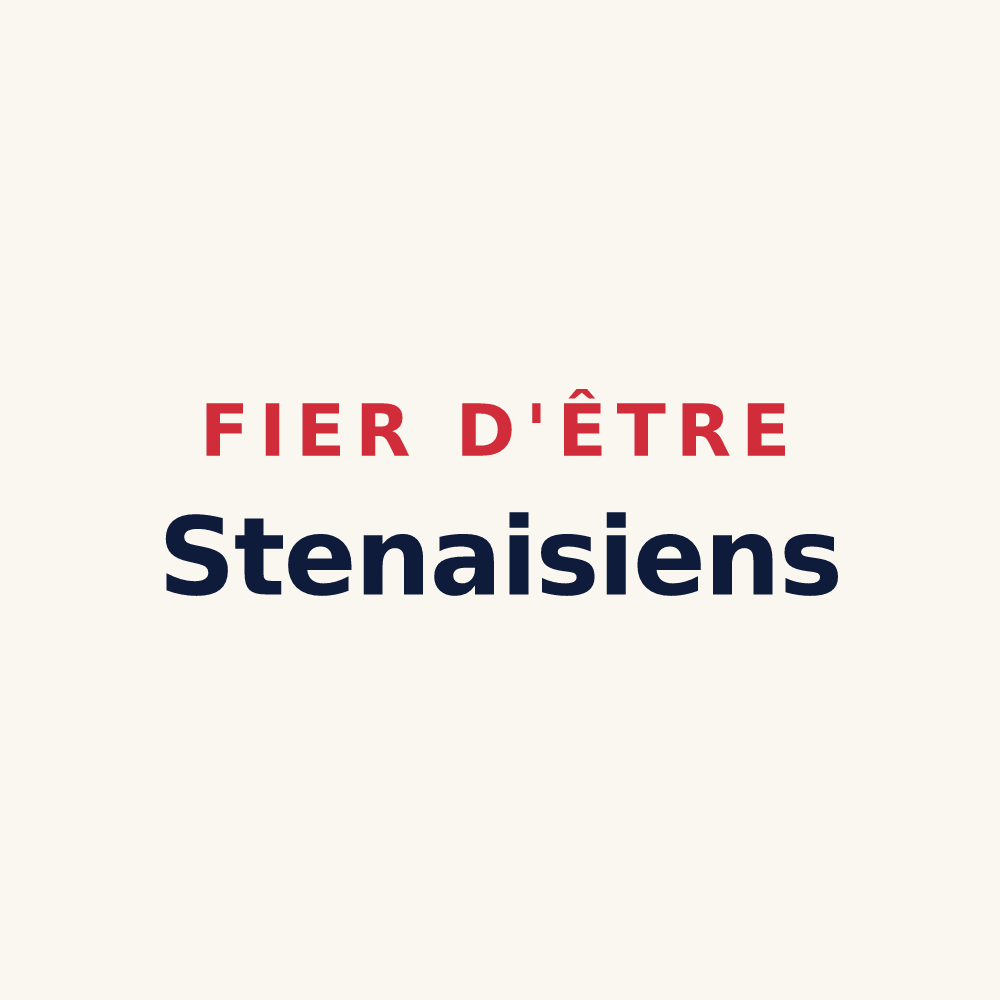 Tasse « Fier d'être Stenaisiens » — design pour Stenay