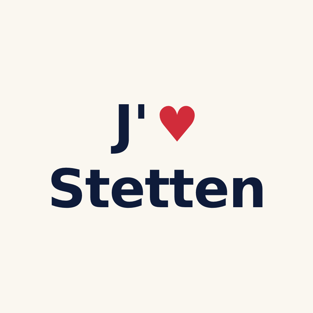 Tasse personnalisée Stetten — design J'aime Stetten