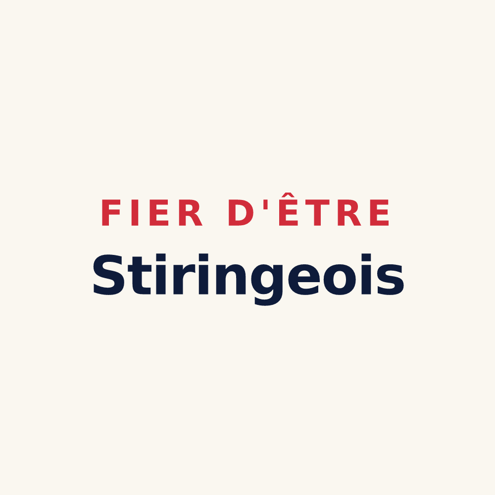 Tasse « Fier d'être Stiringeois » — design pour Stiring-Wendel