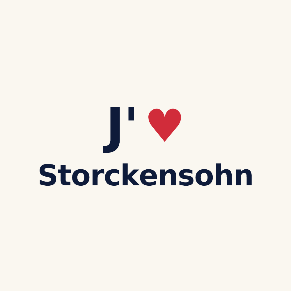 Tasse personnalisée Storckensohn — design J'aime Storckensohn