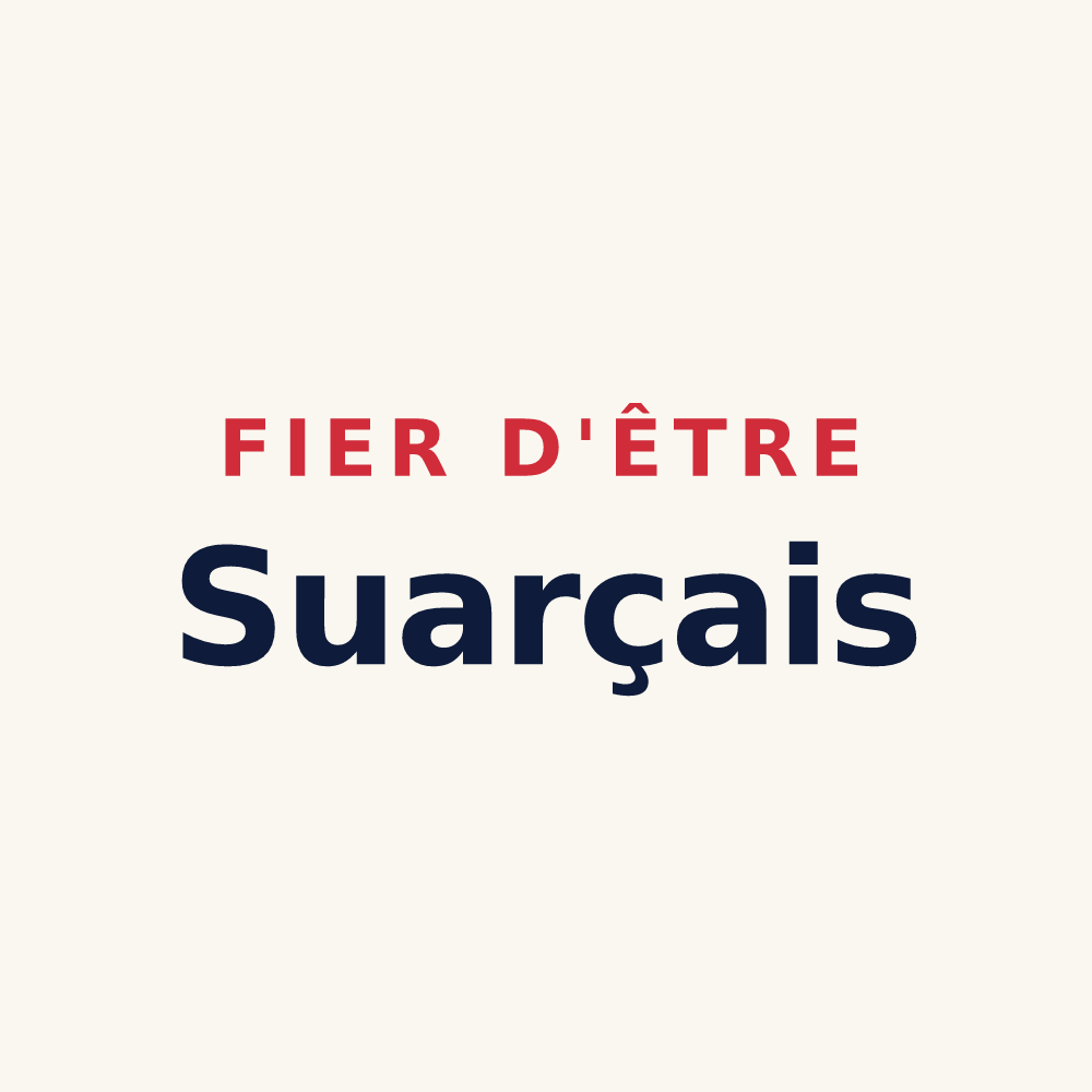 Tasse « Fier d'être Suarçais » — design pour Suarce