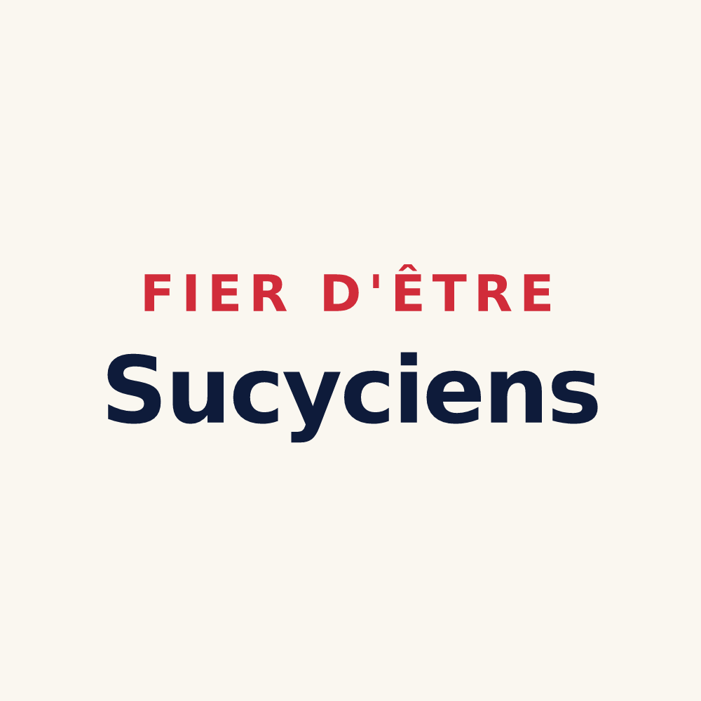 Tasse « Fier d'être Sucyciens » — design pour Sucy-en-Brie