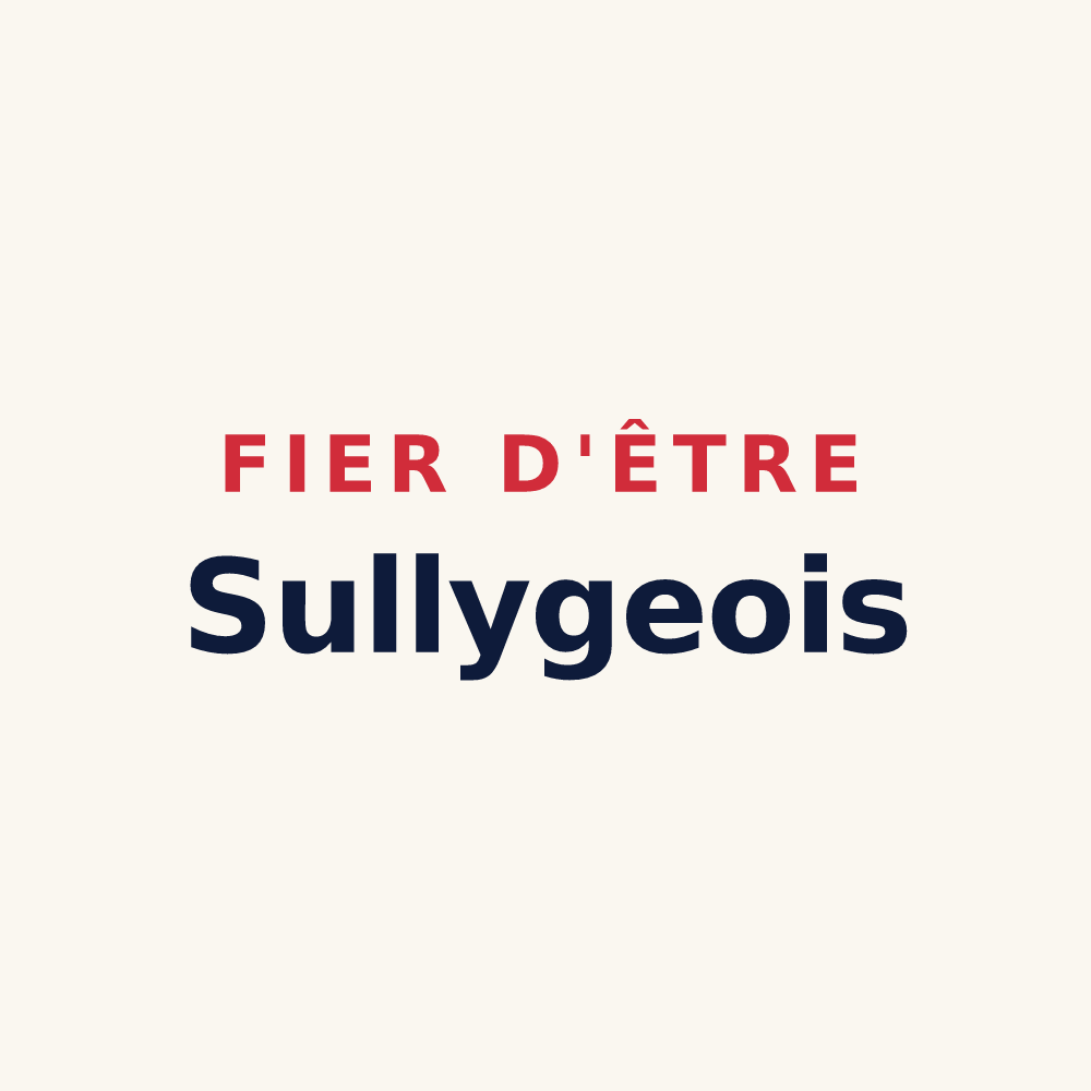 Tasse « Fier d'être Sullygeois » — design pour Sully-la-Chapelle