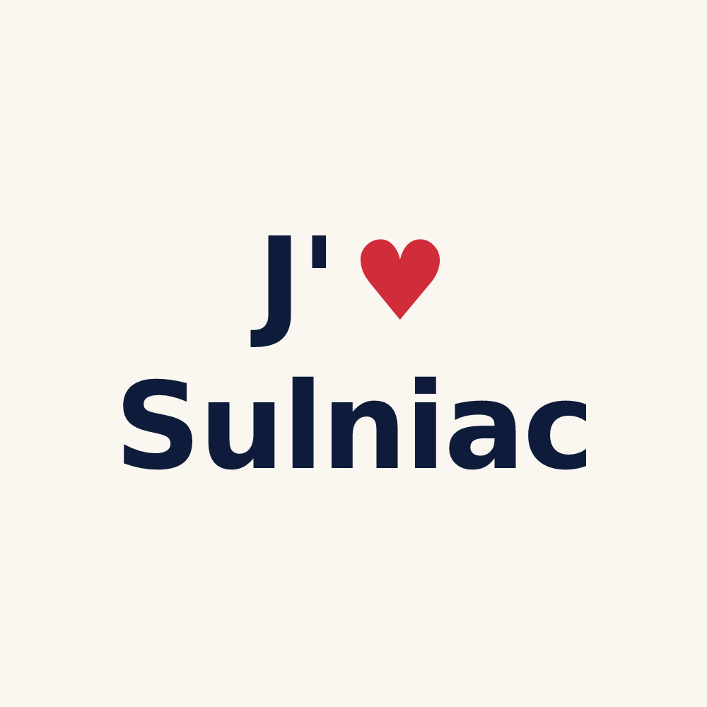 Tasse personnalisée Sulniac — design J'aime Sulniac