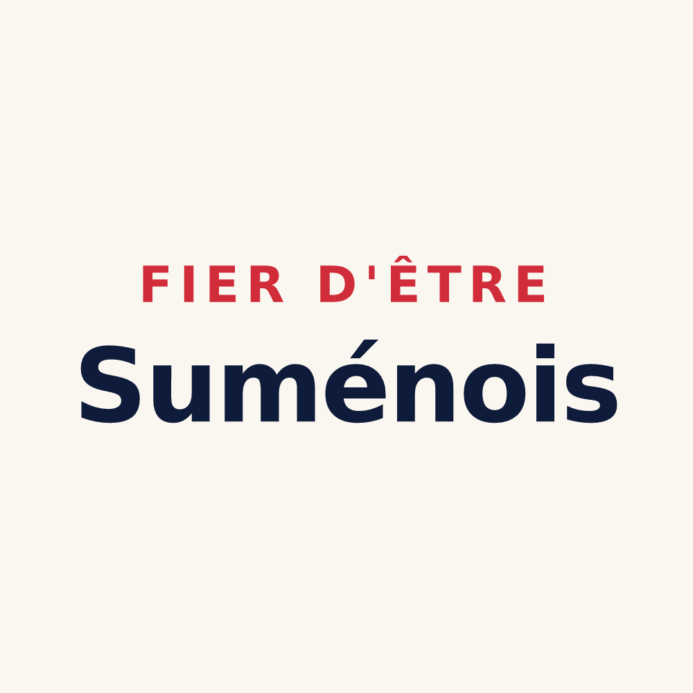 Tasse « Fier d'être Suménois » — design pour Sumène