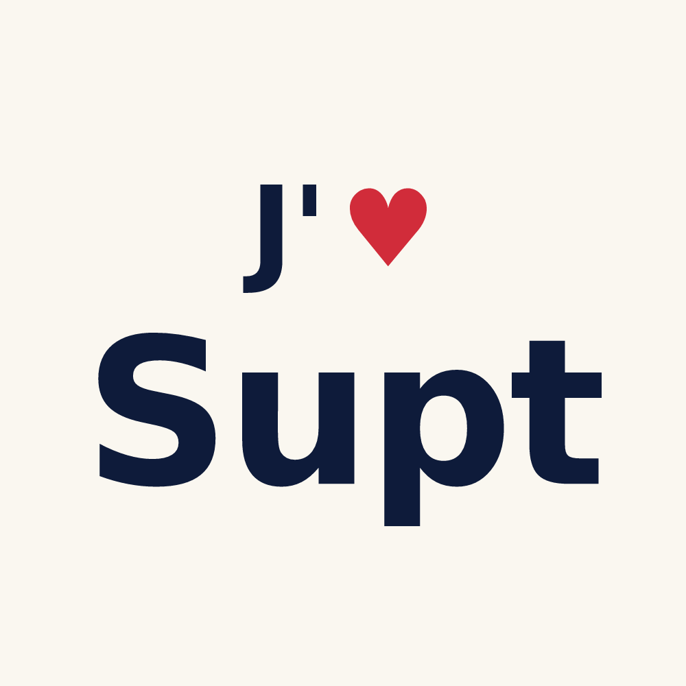 Tasse personnalisée Supt — design J'aime Supt