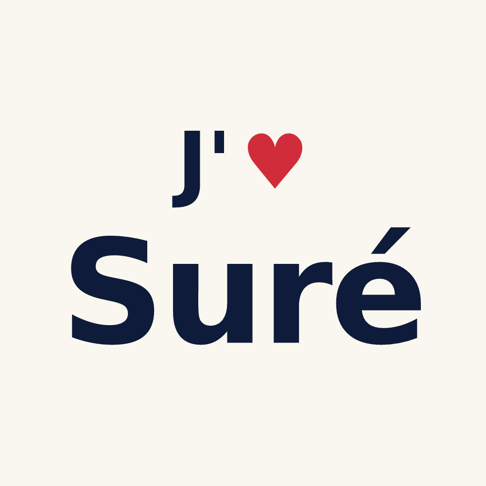 Tasse personnalisée Suré — design J'aime Suré