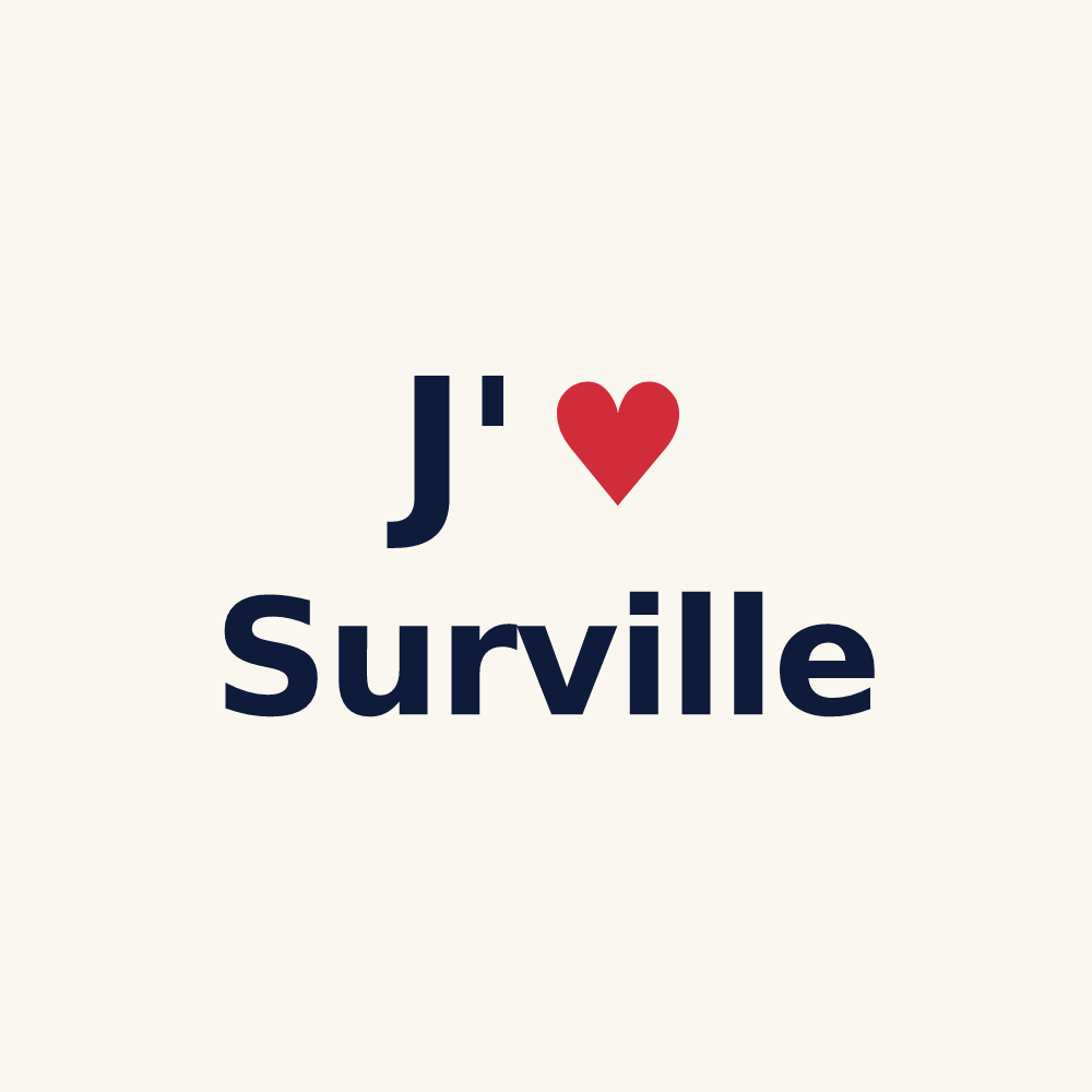 Tasse personnalisée Surville — design J'aime Surville
