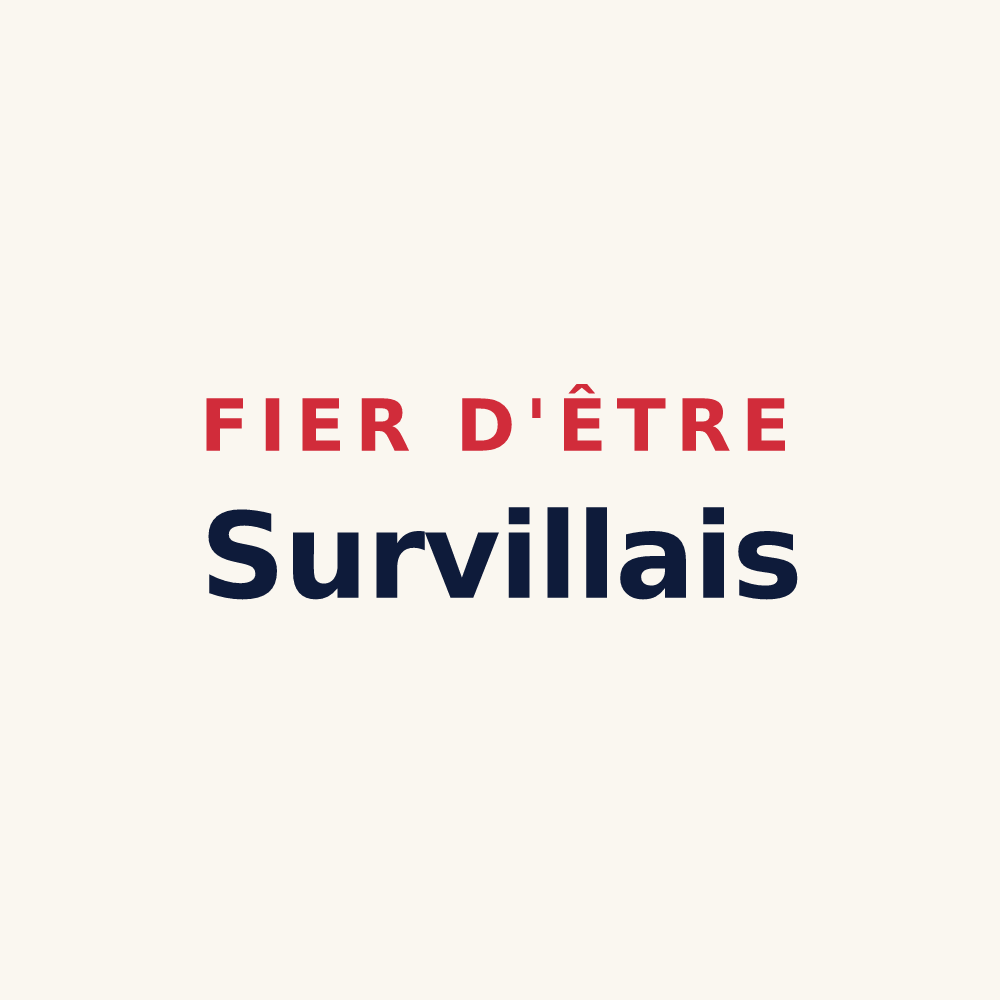 Tasse « Fier d'être Survillais » — design pour Surville