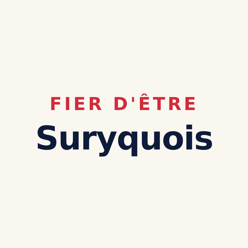 Tasse « Fier d'être Suryquois » — design pour Sury-le-Comtal