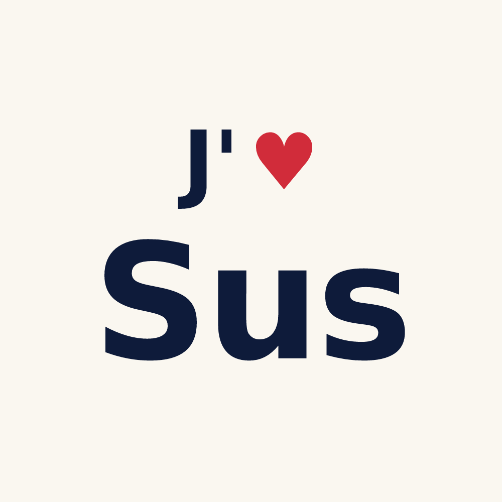 Tasse personnalisée Sus — design J'aime Sus
