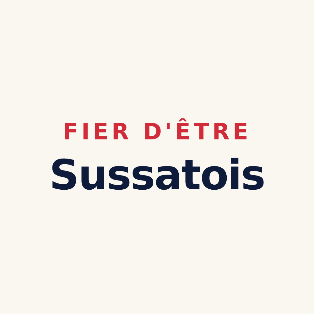 Tasse « Fier d'être Sussatois » — design pour Sussat