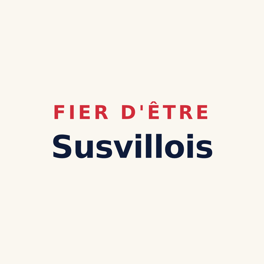Tasse « Fier d'être Susvillois » — design pour Susville