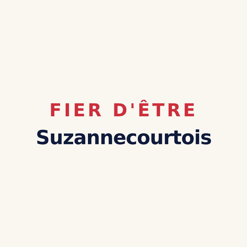 Tasse « Fier d'être Suzannecourtois » — design pour Suzannecourt