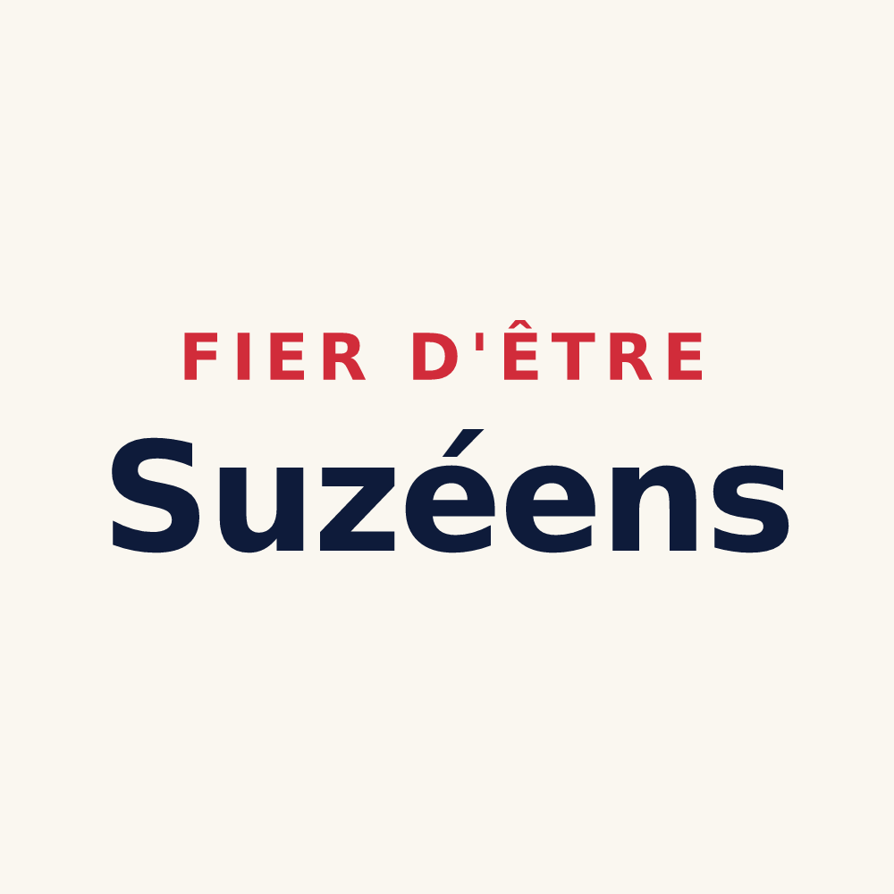 Tasse « Fier d'être Suzéens » — design pour Suzay