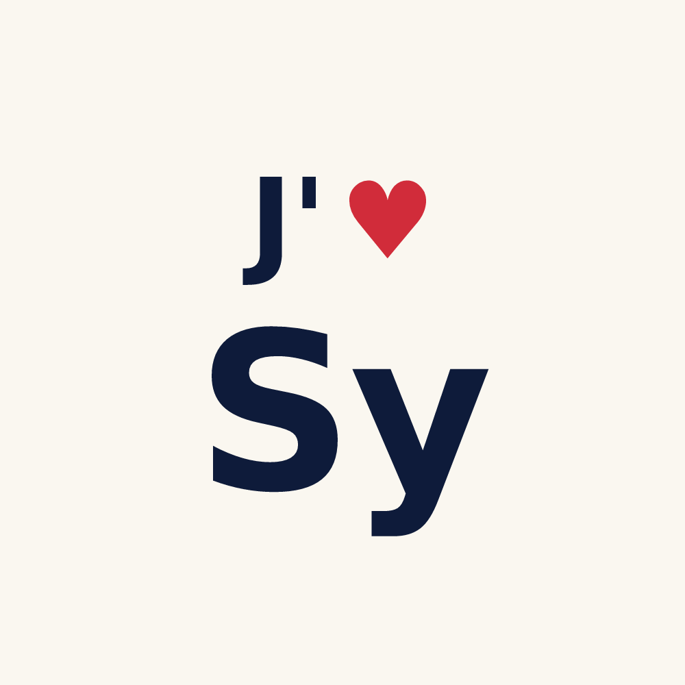 Tasse personnalisée Sy — design J'aime Sy