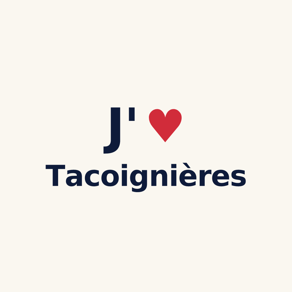 Tasse personnalisée Tacoignières — design J'aime Tacoignières