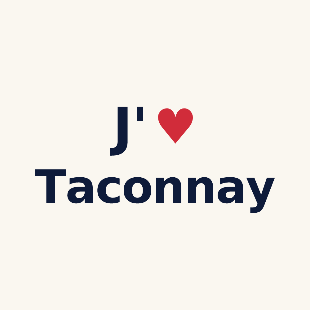Tasse personnalisée Taconnay — design J'aime Taconnay