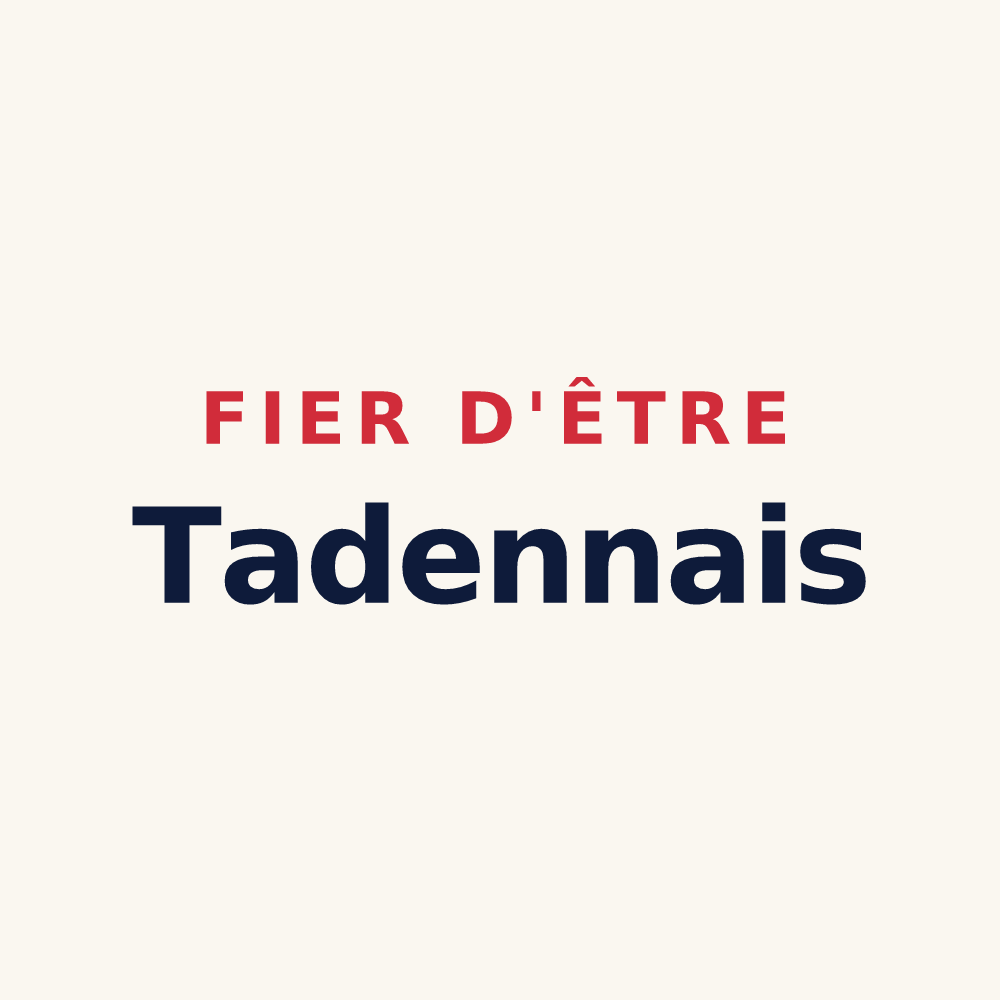 Tasse « Fier d'être Tadennais » — design pour Taden